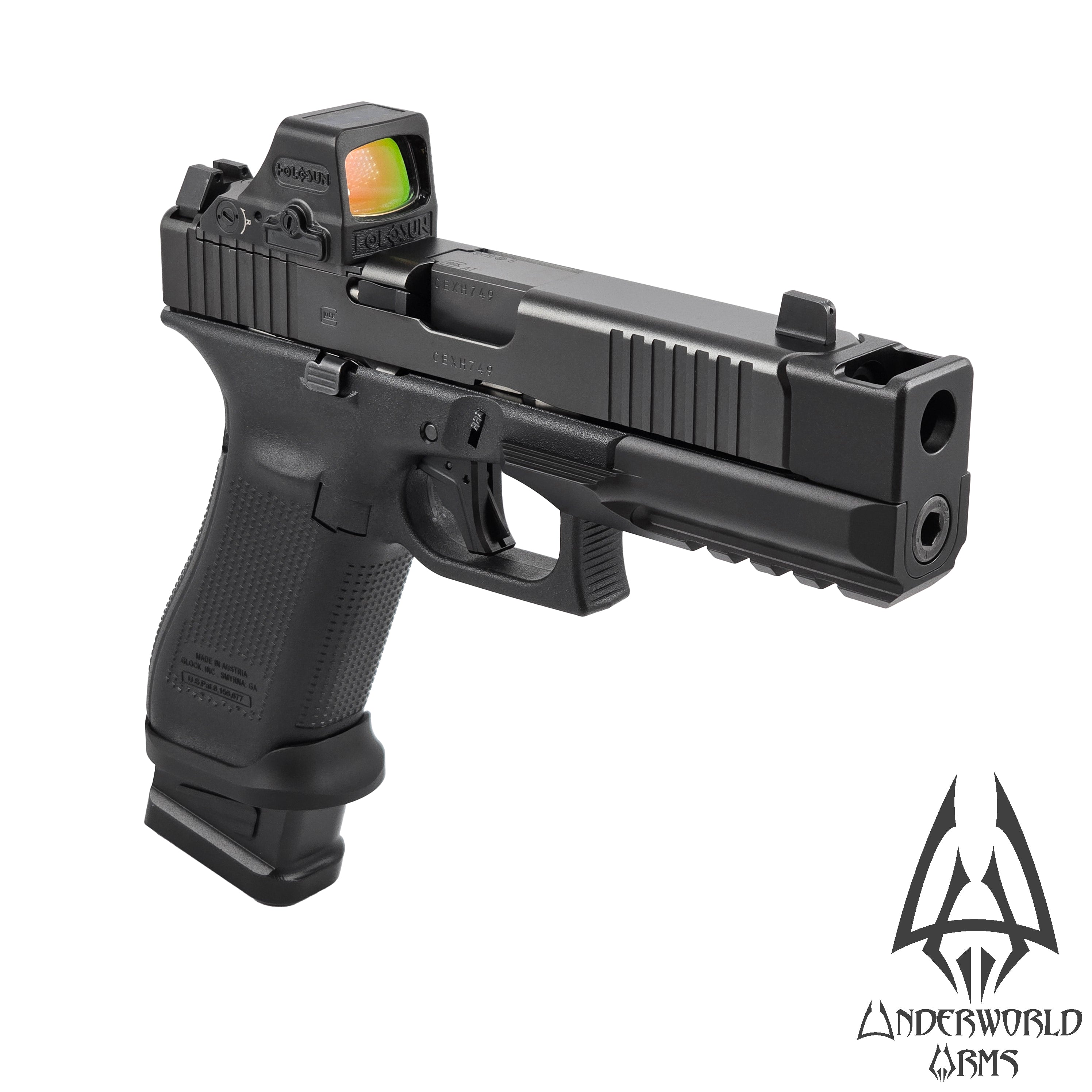 For Glock 19 45 Gen 5 - Cyclops Thumb Rest Compensator - G19 G19v