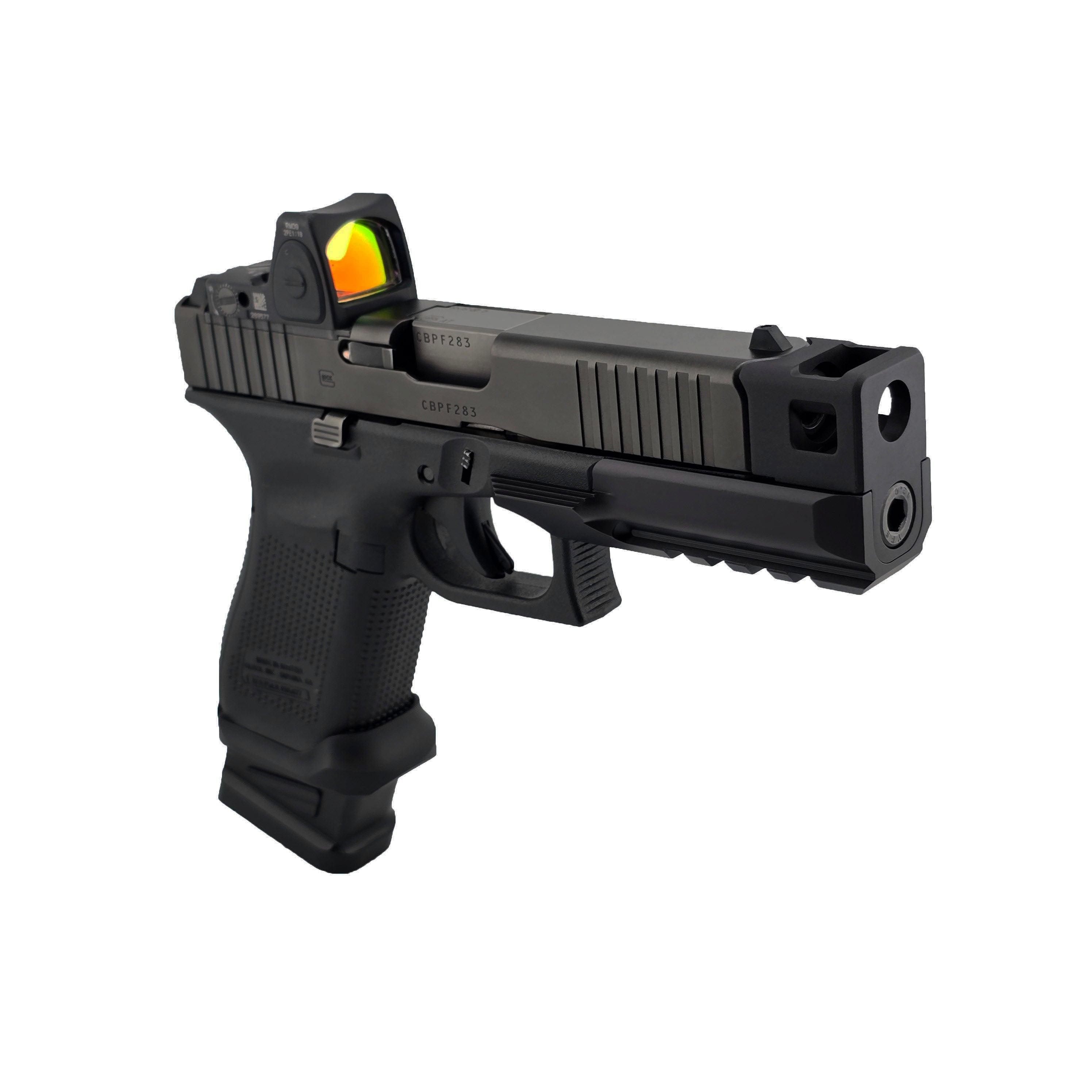 gas pedal for glock For Glock 19 Gen 5 - Cerberus Thumb Rest Compensator
