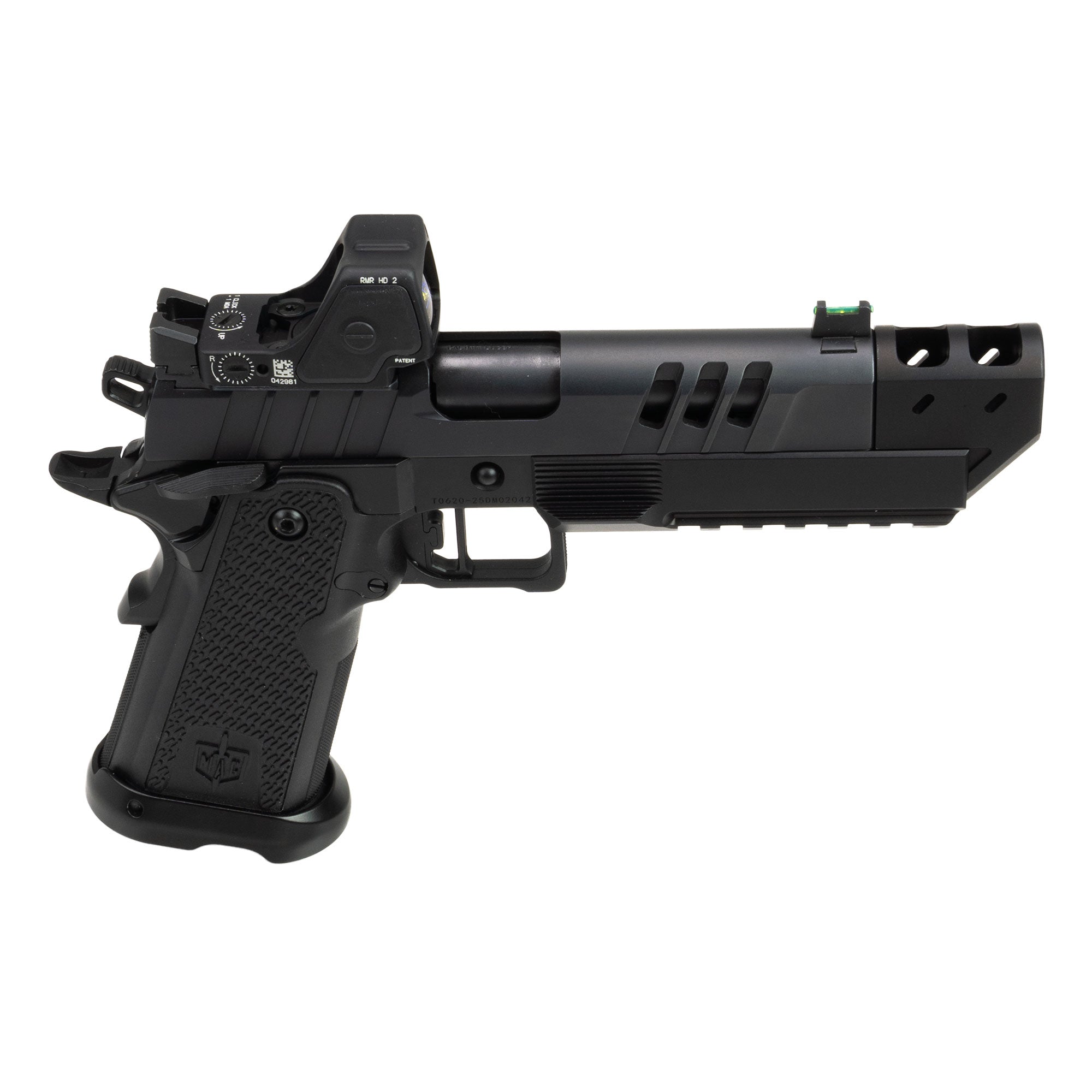 MAC 9 DS 4.25 Gen 3 Basilisk Compensator Thumb Rest Mk2