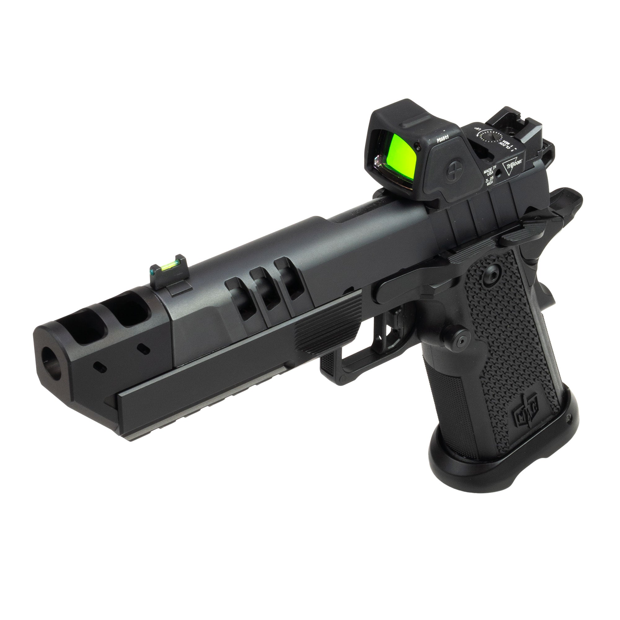 MAC 9 DS 4.25 Gen 3 Basilisk Compensator Thumb Rest Mk2