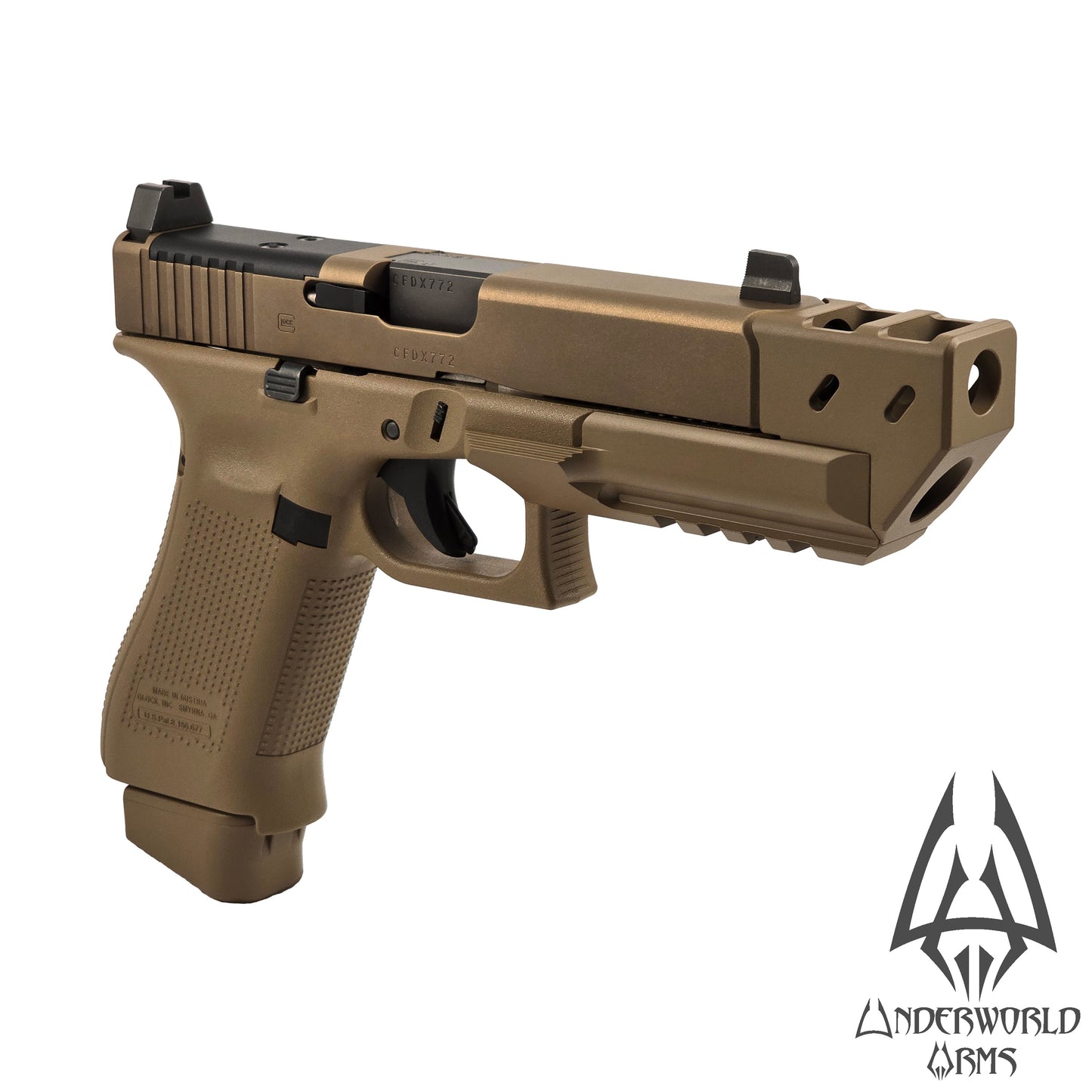 For Glock 19X Gen 5 and 19X V - Basilisk Thumb Rest Compensator