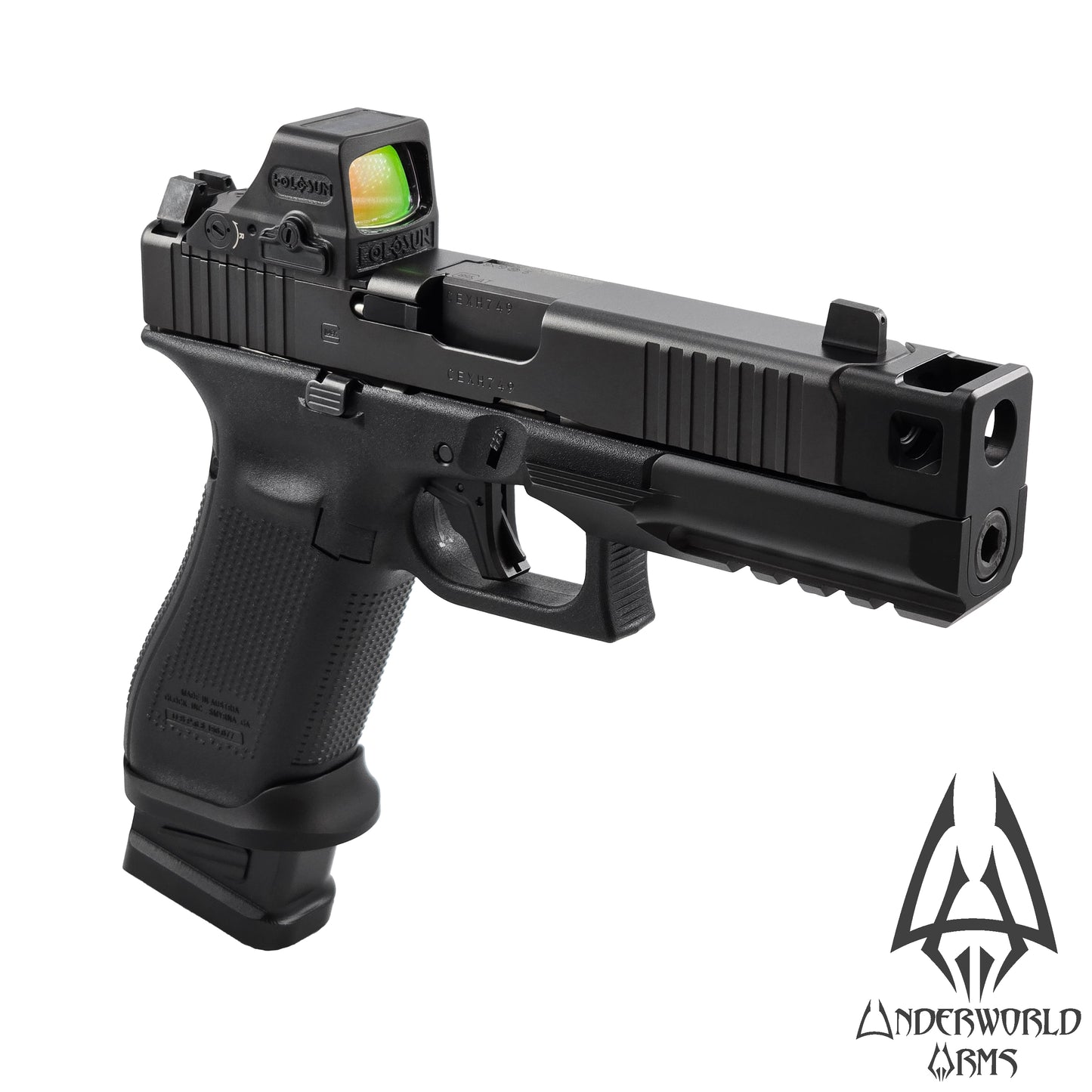 For Glock 19 45 Gen 5 - Cerberus Thumb Rest Compensator - G19 G19v G19x G45