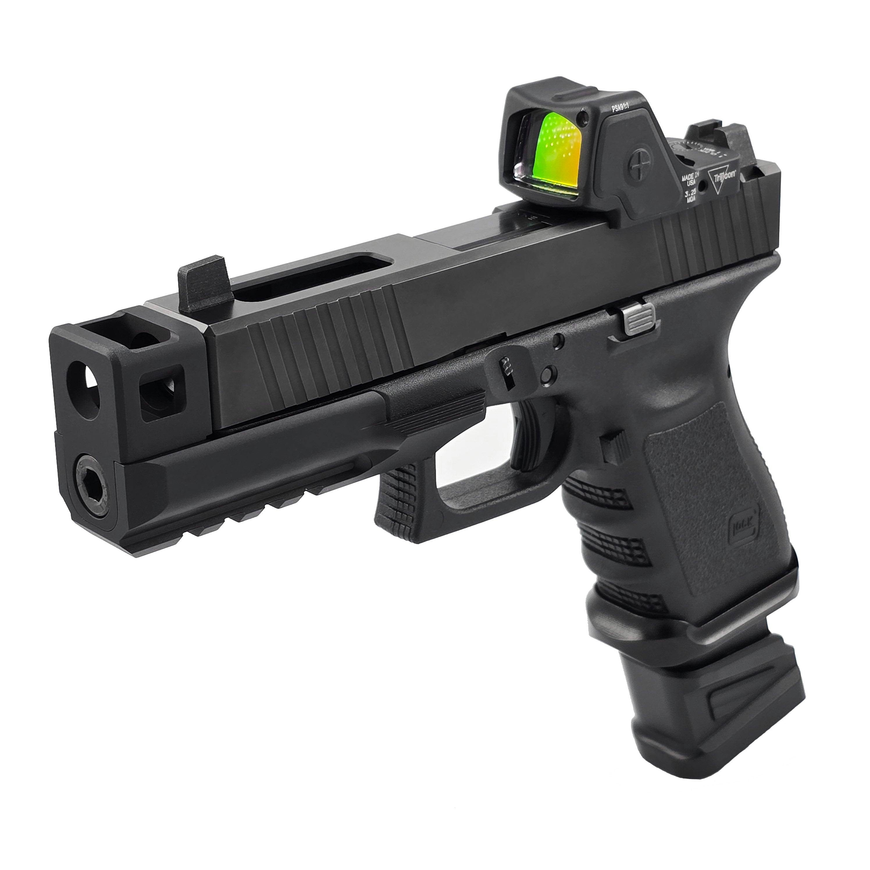 For Glock 19 Gen 3 - Cerberus Thumb Rest Compensator – Underworld Arms