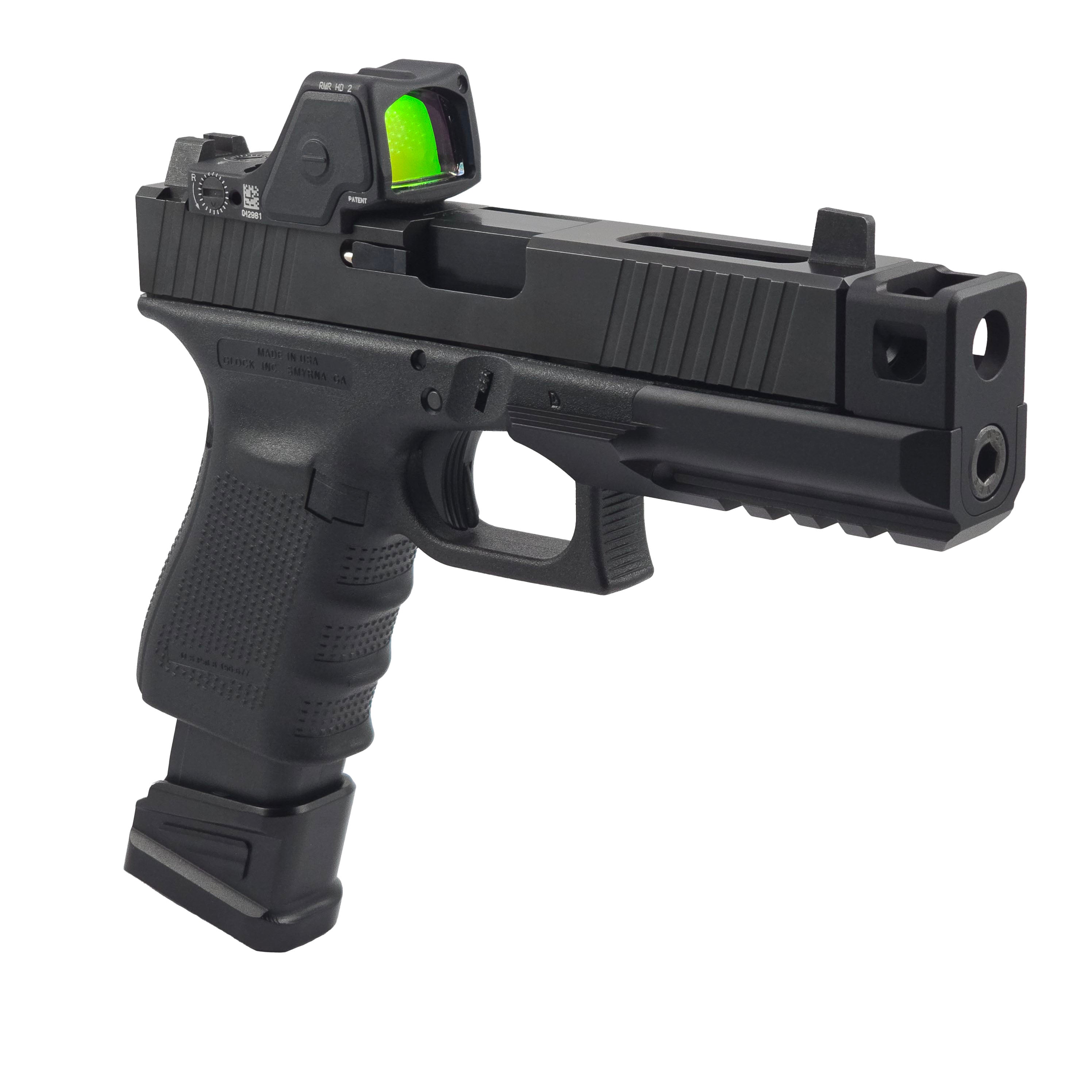For Glock 19 Gen 4 - Cerberus Thumb Rest Compensator – Underworld Arms