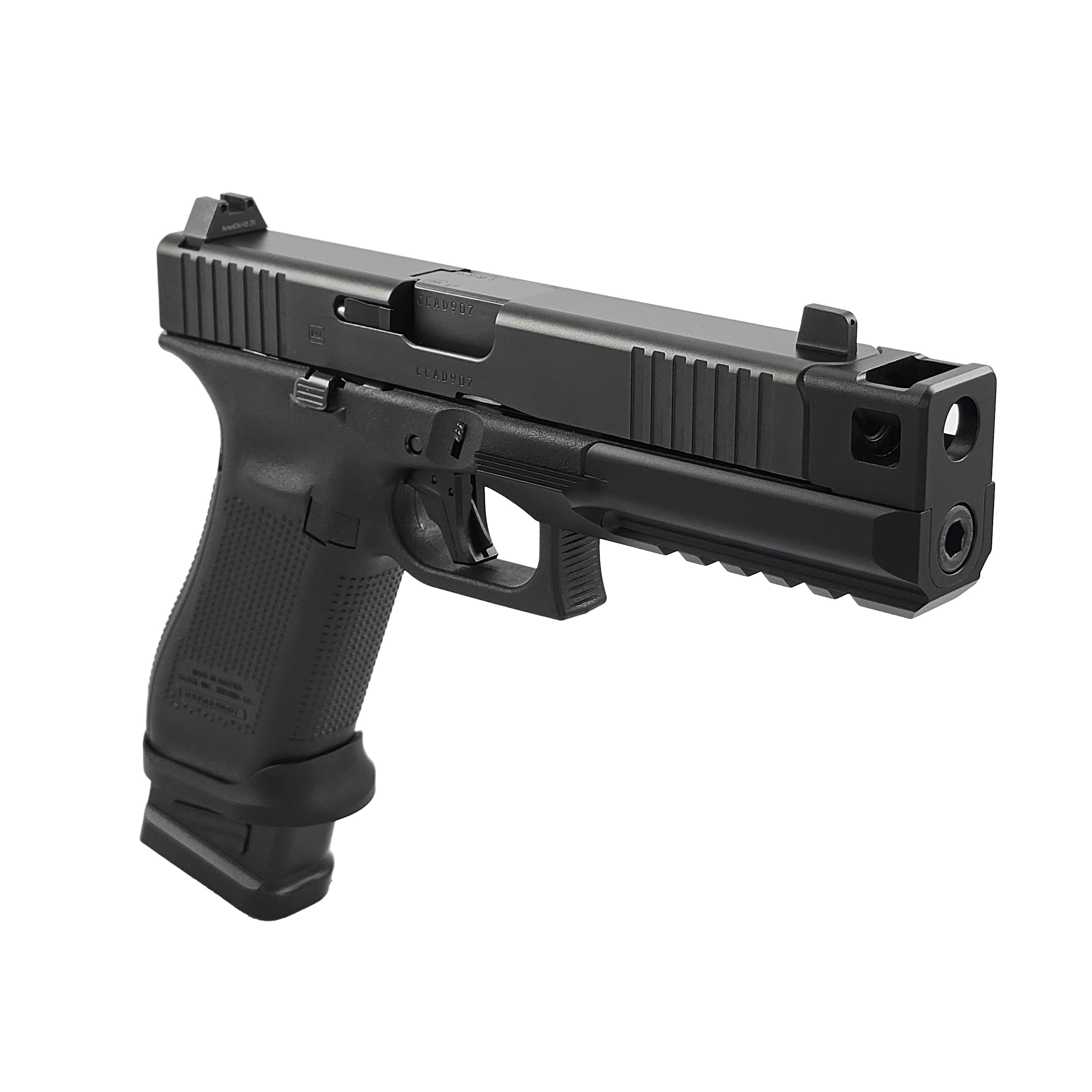 For Glock 17 Gen 5 - Cerberus Thumb Rest Compensator - G17
