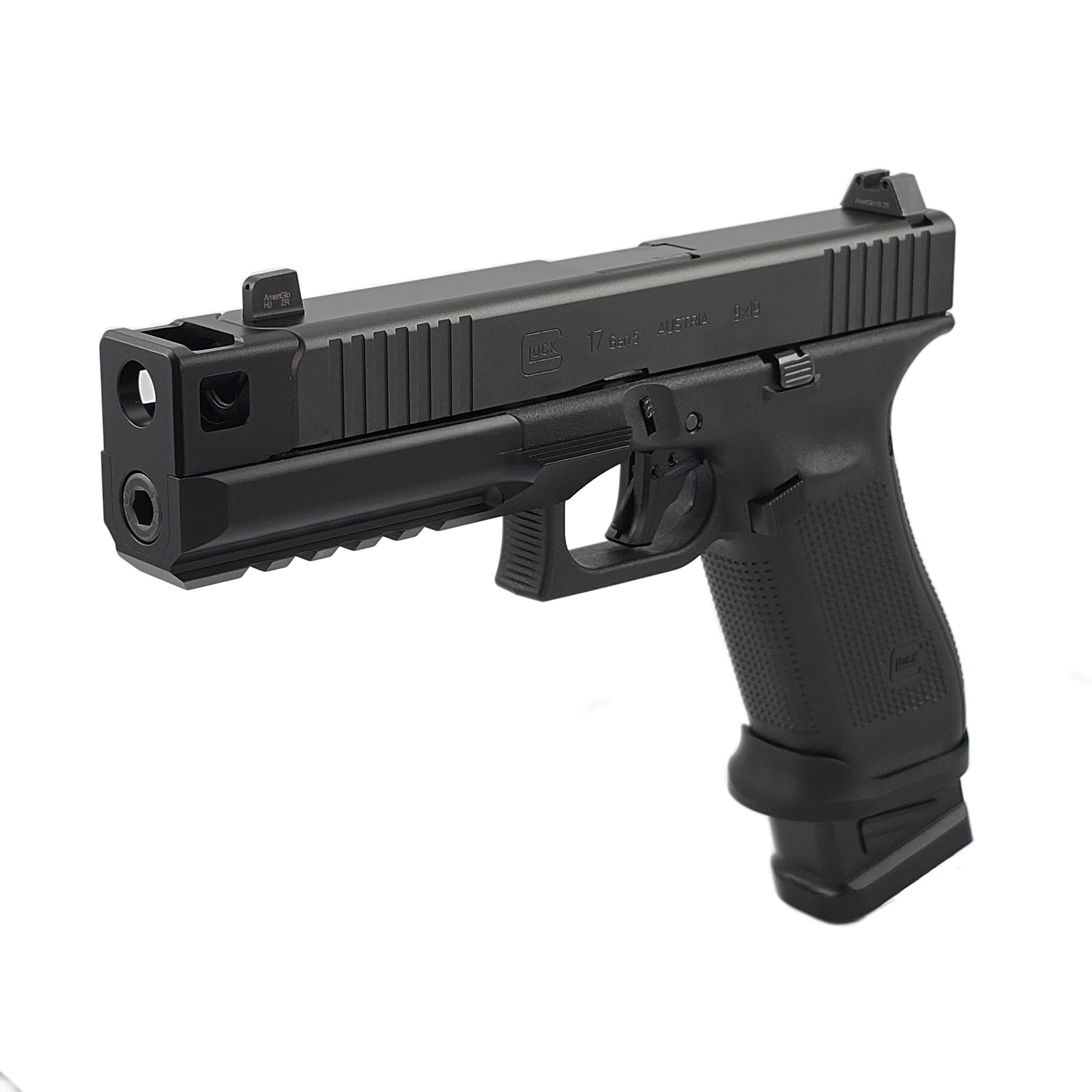 For Glock 17 Gen 5 - Cerberus Thumb Rest Compensator - G17