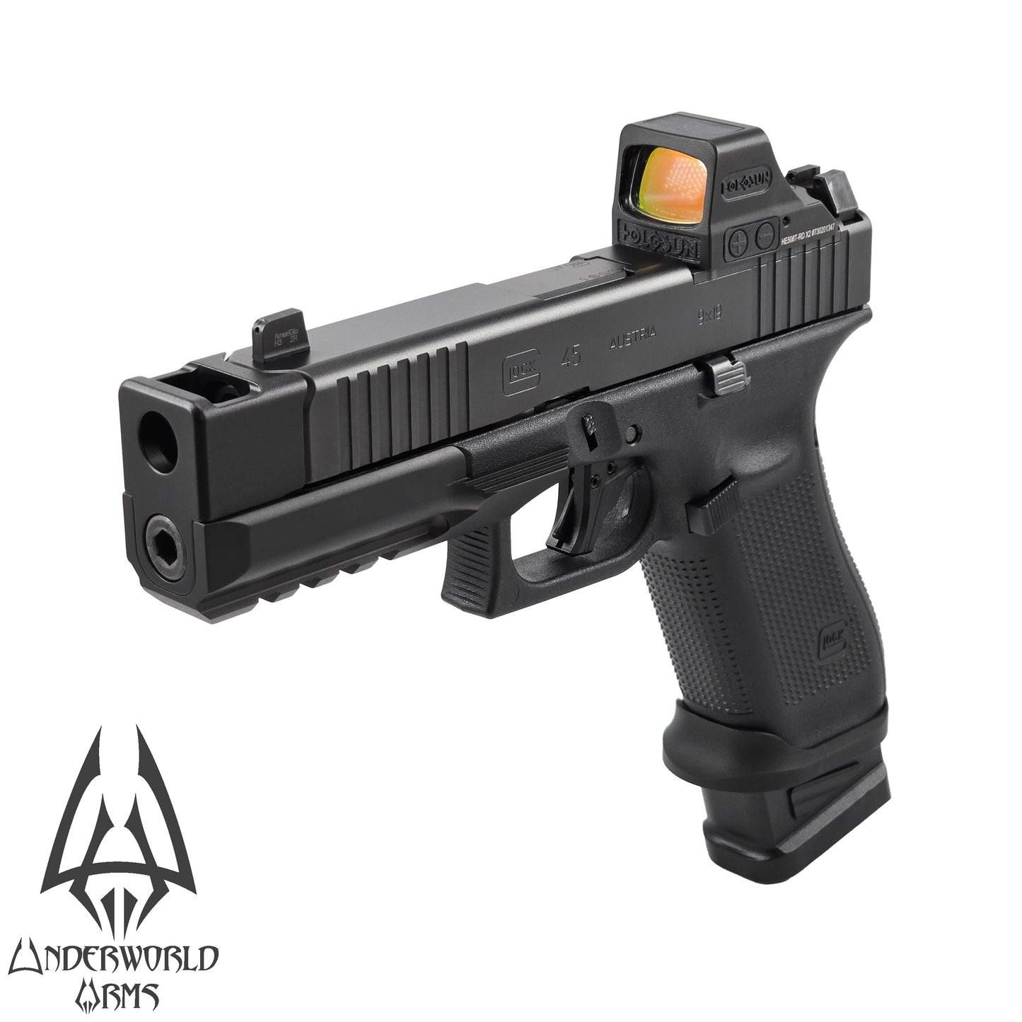 For Glock 19 45 Gen 5 - Cyclops Thumb Rest Compensator - G19 G19v G19x G45