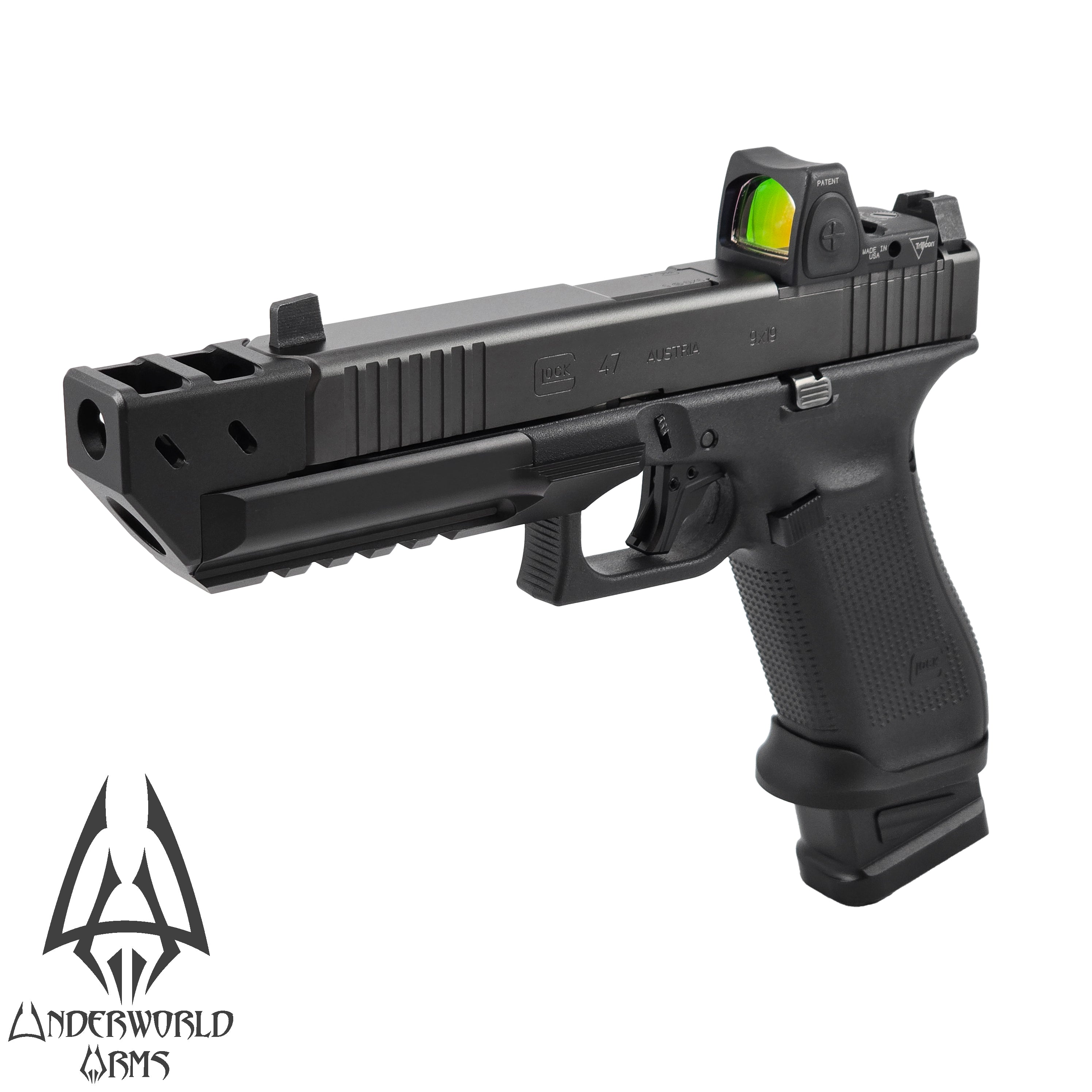 For Glock 17 Gen 5 - Cerberus Thumb Rest Compensator - G17