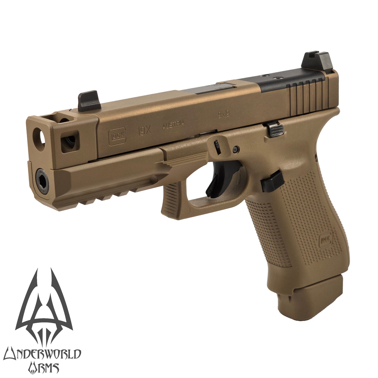 For Glock 19X Gen 5 and 19X V - Cerberus Thumb Rest Compensator