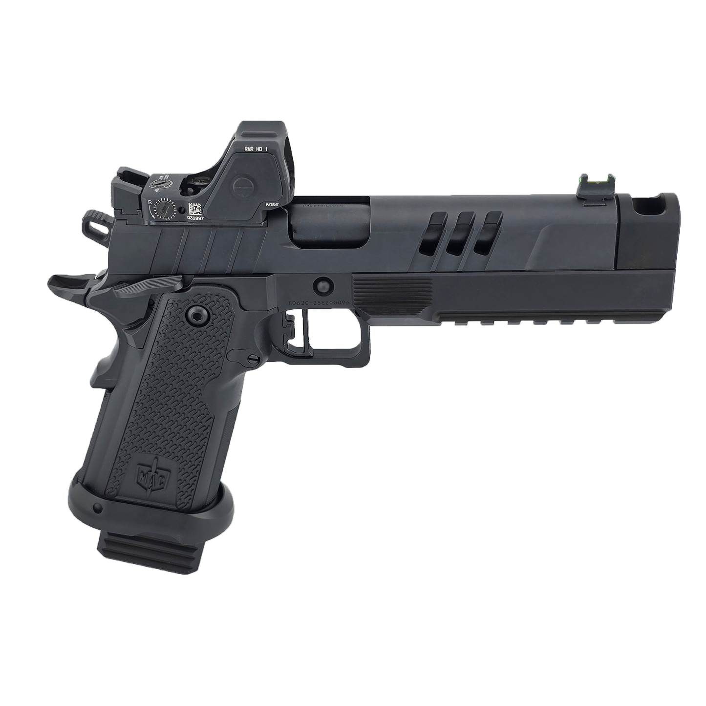 MAC 9 DS 5" Gen 3 Cyclops Compensator Thumb Rest Mk2