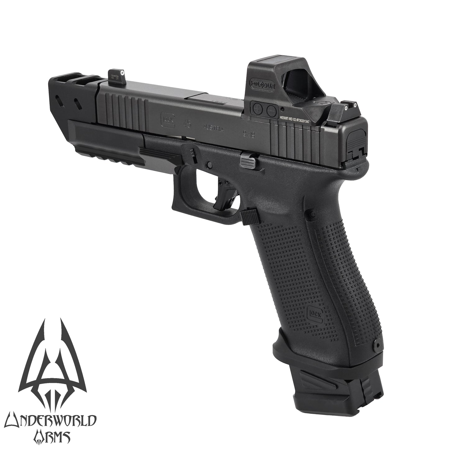 For Glock 19 45 Gen 5 - Basilisk Thumb Rest Compensator - G19 G19v G19x G45