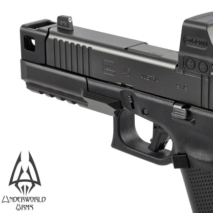 For Glock 19 45 Gen 5 - Cerberus Thumb Rest Compensator - G19 G19v G19x G45