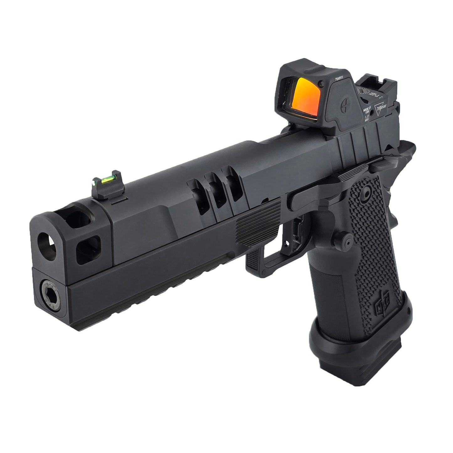 MAC 9 DS 5" Gen 3 Cerberus Compensator Thumb Rest Mk2