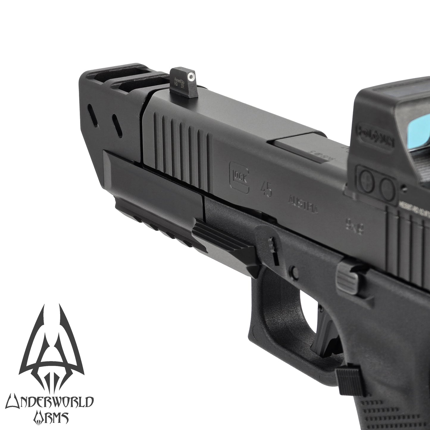 For Glock 19 45 Gen 5 - Basilisk Thumb Rest Compensator - G19 G19v G19x G45