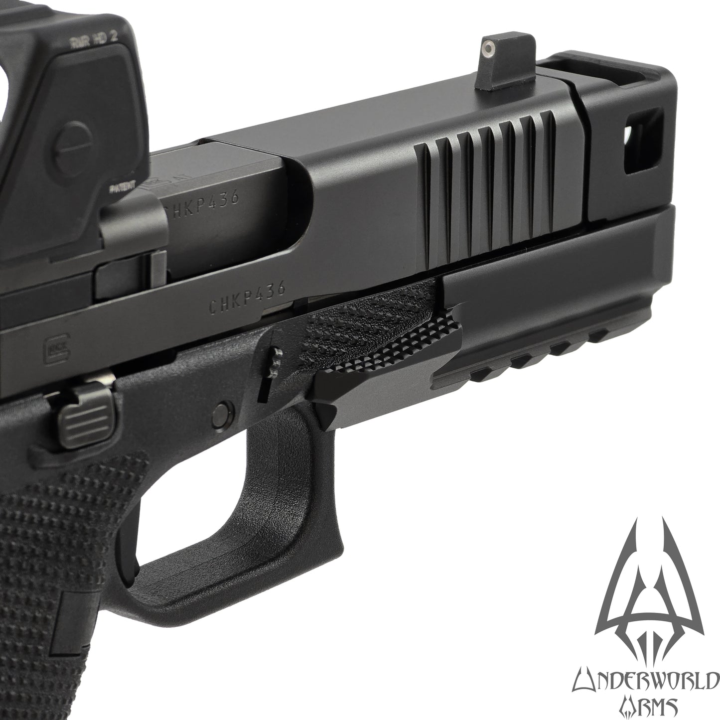 For Glock 19 45 Gen 6 - Cerberus Thumb Rest Compensator - G19.6 G45.6