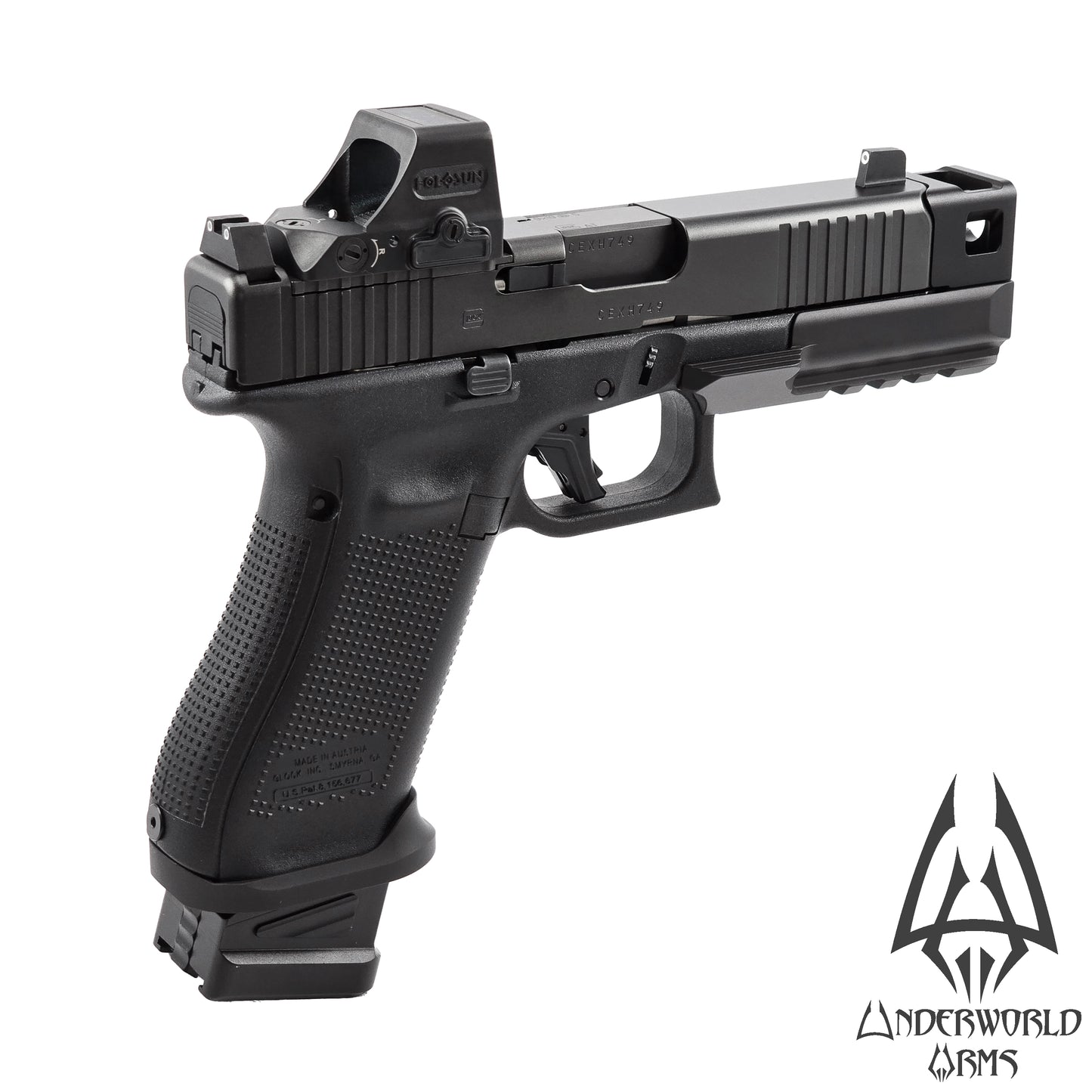 For Glock 19 45 Gen 5 - Cerberus Thumb Rest Compensator - G19 G19v G19x G45