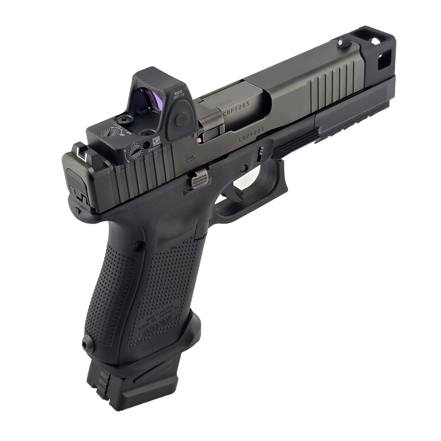 For Glock 19 Gen 5 - Cerberus Thumb Rest Compensator