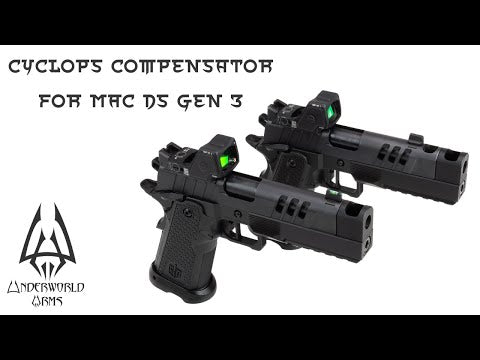 MAC 9 DS 4.25 Gen 3 Cyclops Compensator Thumb Rest Mk2
