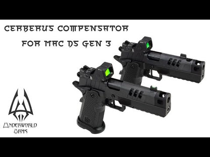MAC 9 DS 4.25 Gen 3 Cerberus Compensator Thumb Rest Mk2