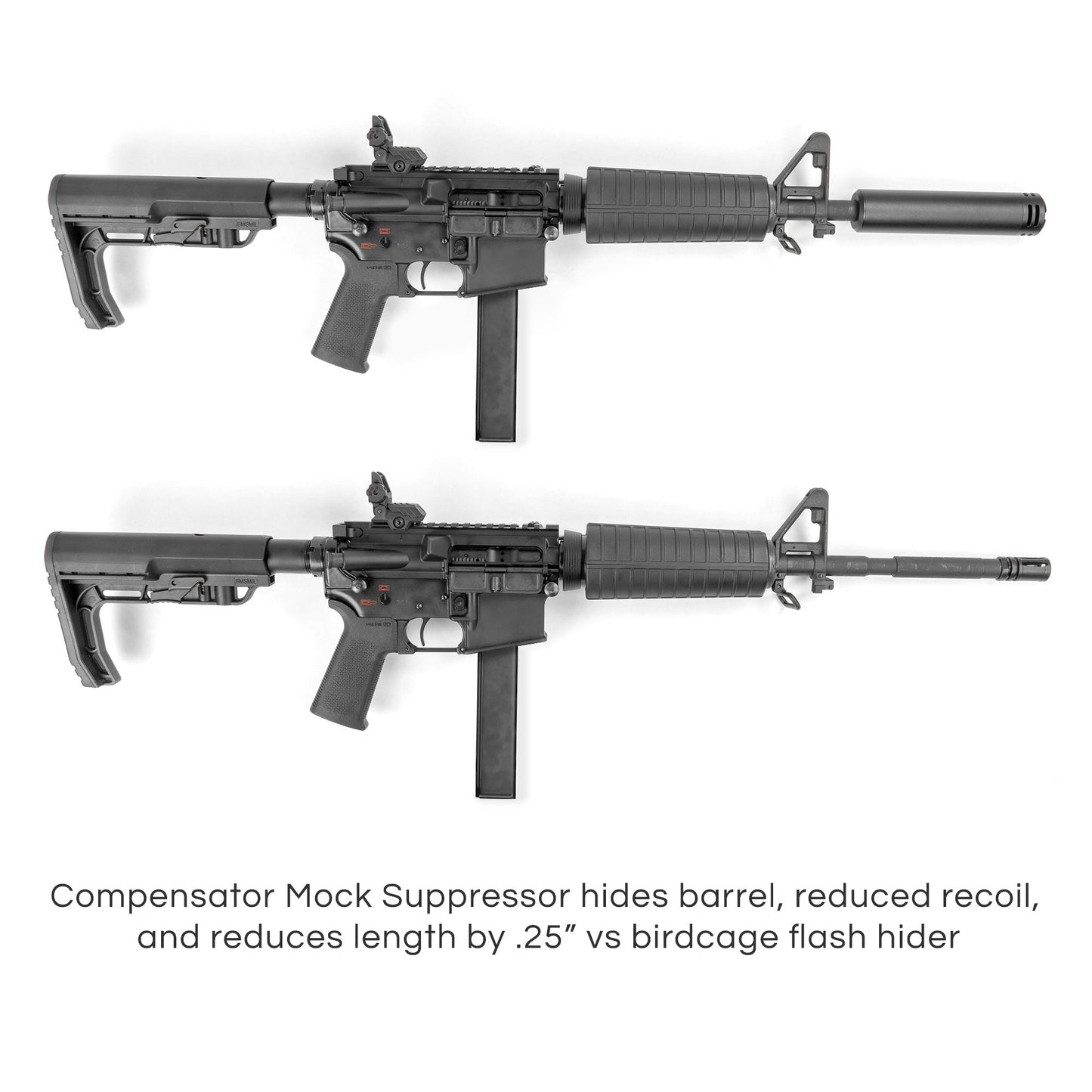 3.5" Compensator - PCC Muzzle Brake Barrel Shroud